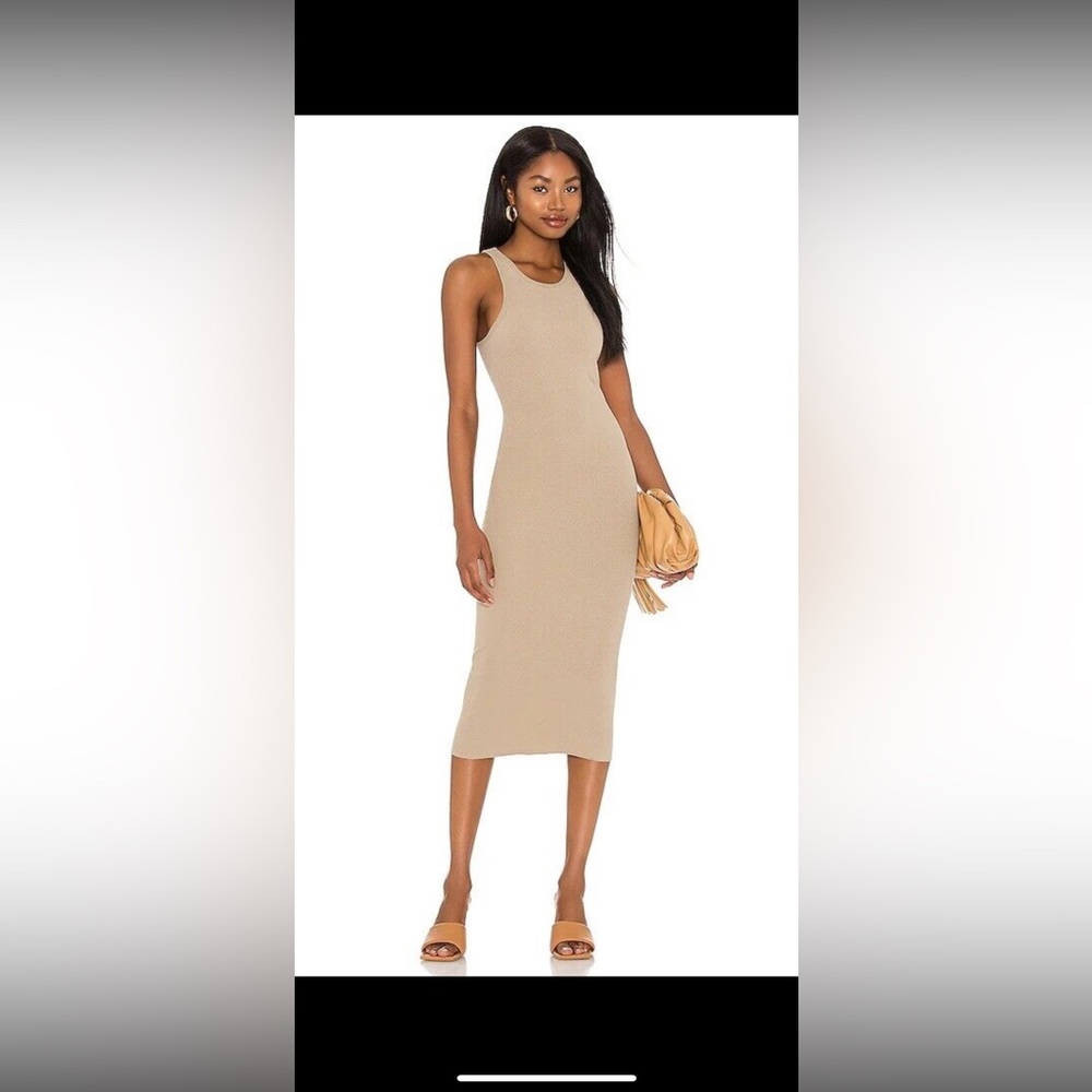 Rib Tank Midi Dress
